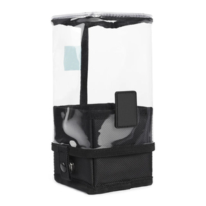 Nuovo Design: Borsa Organizer per Pennelli da Trucco e Cosmetici in PVC Trasparente Autoportante con Divisori e Coperchio Trasparente - Product Image 3