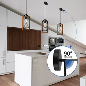 Lámpara Led colgante de cristal para Interior, dormitorio, oficina, de lujo, E26 <span class=keywords><strong>Matel</strong></span>, nuevo diseño - Product Image 2