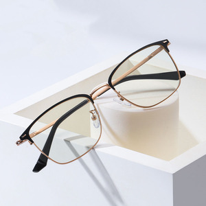 3617 Men Photogrey Unisex Metal Blue Anti Reflection Glasses Wholesale Eyewear <strong>Eyeglasses</strong> <strong>Frames</strong> Photochromic Glasses