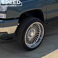 Jantes en aluminium forgé à profil profond polies 20x14 22x14 26x14 8x170 8x180 8x6.5 8x165.1 pour Ford F250 F350 et Dodge Ram 3500