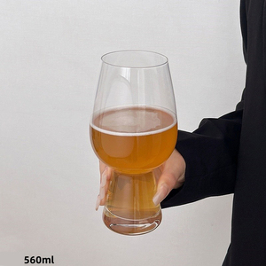 Verre à bière <span class=keywords><strong>IPA</strong></span> transparent de 500 ml et 560 ml, verre à bière artisanale en forme de tulipe sur pied pour brasserie, bar, restaurant - Product Image 6