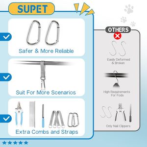 Wholesale Custom Soft Luxury Simple Eco-Friendly Harness Helper <b>Dog</b> Pet <b>Grooming</b> <b>Hammock</b> Set Nail Trimmer Harness - Product Image 5