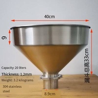 Chaîne de montage de trémie conique en acier inoxydable de qualité alimentaire 304 personnalisée trémie de machine de remplissage d'alimentation et de nourriture