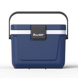 กล่องเก็บความเย็นกลางแจ้ง 20Qt 19L ตู้เย็นแบบพกพาสำหรับแคมป์ปิ้ง รถยนต์ ปิกนิก สีเทา สีเขียวขุ่น สีน้ำเงินเข้ม - Product Image 3