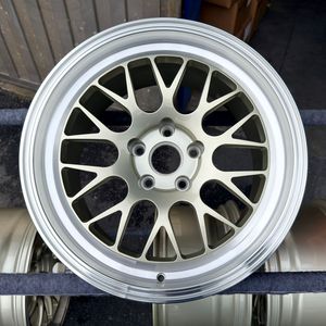 ล้อฟอร์จ JDM สไตล์ 1 ชิ้น ขนาด 15-22 นิ้ว 4x100 5x114.3 5x120 สีทองขอบกลึงลายเรโทร สำหรับรถแข่ง วัสดุอัลลอยด์ สำหรับ Civic Corvette G-Class - Product Image 5