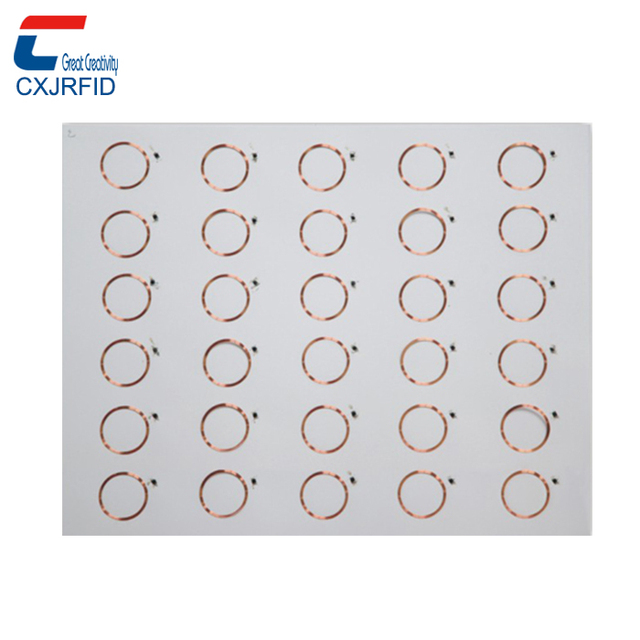 RFID Programmable Labels ISSO 14443A Mifare Desfire EV3 NFC Dry Wet Inlay