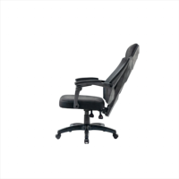 Chaise de jeu élégante Black Tech Cool Design en cuir maillé chinois mobilier de bureau ergonomique inclinable pivotant en métal fer