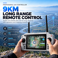 Station de contrôle au sol G20 7 pouces pour drone, 9 km, double bande 2.4G/5.8G, 1500 nits, Android 13, télécommande pour drone, USV, robot
