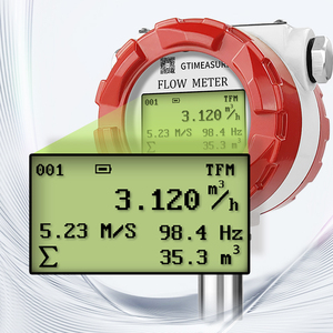 Chống ăn mòn axit và dung môi chất lỏng <span class=keywords><strong>PTFE</strong></span> dòng Turbine mét cảm biến lưu lượng với xung 4-20mA RS485 đầu ra - Product Image 4