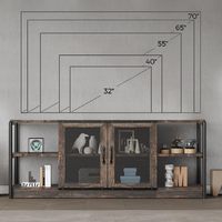 Bois Antique Lcd TV Unité Cabinet Bureau Maison Salon Meubles Fabricant En Bois Stands Tables Rack pour tv