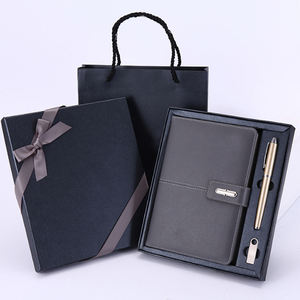 Confezione regalo per Notebook aziendale in pelle con logo personalizzato Set quotidiano per insegnante di scuola regalo per adulti forniture per <span class=keywords><strong>ufficio</strong></span> Set regalo per uomo <span class=keywords><strong>donna</strong></span> - Product Image 1