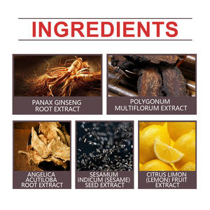 2025 Ventas directas de fábrica Ginseng Polygonum Multiflorum Fo-Ti Champú nutritivo natural a base de hierbas - Product Image 6