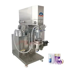 Tangki pencampur vakum Lab 10L, homogen pemanas listrik tipe angkat hidrolik, mixer pengembang vakum, Wuxi Maxwell