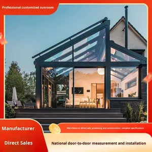 Nuevo Diseño de Solárium de Vidrio Personalizado, Económico, de Aleación de Aluminio, para Patio o Terraza - Product Image 3