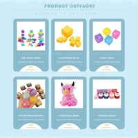 Balle anti-stress souple et transparente en maltose, personnalisable avec logo, prix d'usine en gros, pour enfants et adultes