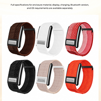 Bracelet intelligent JCVital V8 V8B V8C SDK API OEM ODM, assistant de santé cognitive, interaction vocale, guide de bien-être, CE FCC Rohs