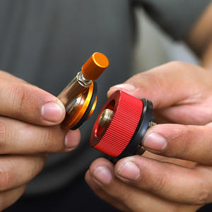 Cabezal de quemador para estufa de exterior, aleación de aluminio, 4,4x3 cm, conector convertidor de gas portátil con función de autosellado - Product Image 3