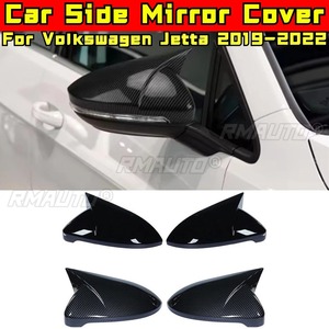 สำหรับ Volkswagen Jetta 2019-2022 อุปกรณ์ตกแต่งภายนอกรถยนต์ ฝาครอบกระจกมองข้าง ฝาครอบกระจกมองข้างแบบปีก ฝาครอบกระจกมองหลัง ชุดแต่งตัวถัง - Product Image 2