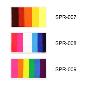 GP Private Label Non Toxique <span class=keywords><strong>Halloween</strong></span> Cosmétique à Base d'Eau Visage Corps Peinture Rainbow Split Color Enfants Adultes Visage Peinture - Product Image 4