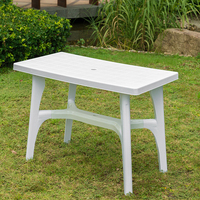 Ensemble table et chaises en plastique pour restaurant