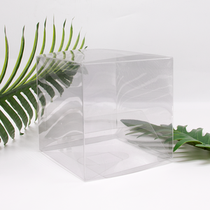 Prix bas, sac en plastique transparent PET/PVC/PP de 10 cm x 10 cm x 10 cm, emballage vide, petite <span class=keywords><strong>boîte</strong></span> cadeau pliable - Product Image 5