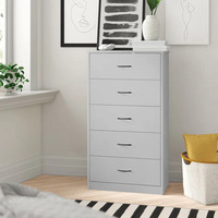 Commode 4/6/8 Tiroirs Moderne, Armoire en Bois Pas Chère Fabriquée en Chine