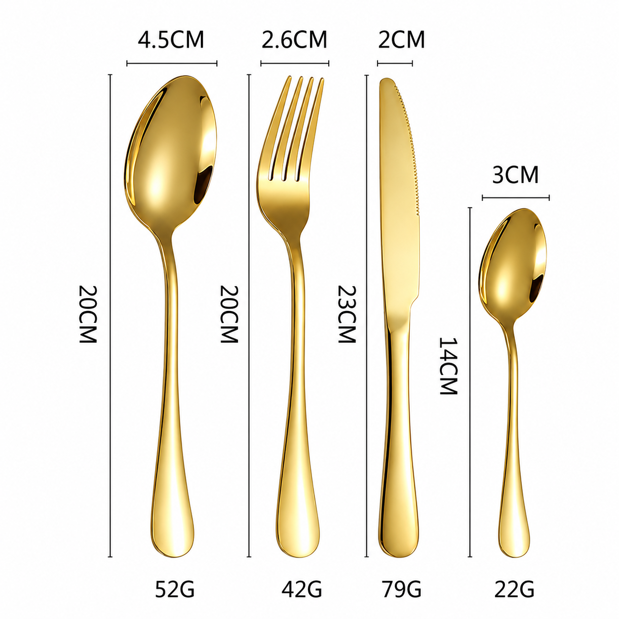 Factory Price 24pcs Gold Flatware Luxury Set with Magnetic Block Holder Stand Cutlery Gift Spoon Stainless Home Steel Cutlery · image 3