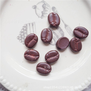 Mô phỏng nhựa hạt cà phê 15mm vỏ điện thoại di động làm phụ kiện ca cao sô cô la Mô hình nhà máy bán hàng trực tiếp - Product Image 6