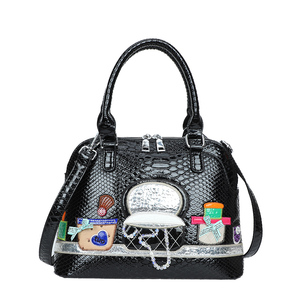 Mochila Cruzada de PU con Cierre Geométrico, Estilo Europeo/Americano y Clásico para Mujer, Portátil y Duradera - Product Image 1