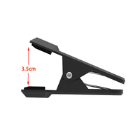 Pince à ressort JYphoto avec connecteur griffe porte-accessoire pour éclairage de studio photo et support de téléphone/appareil photo - Fabriqué au Zhejiang