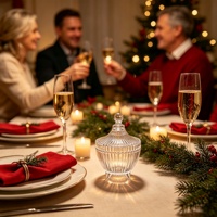 Glazen snoepvaas met voet, gepolijst, geribbeld, transparant, met glazen deksel, vintage decoratie- en suikerpot voor bruiloft- en feesttafeldecoratie