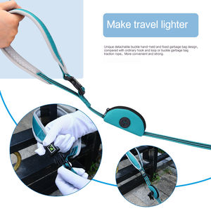 All'ingrosso una nuova generazione di guinzaglio esterno in nylon per animali domestici multifunzionale a mani libere con distributore di sacchetti per cani - Product Image 3