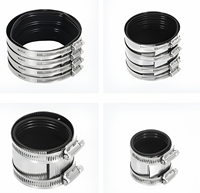 Collier de serrage pour réparation de tuyaux en acier inoxydable avec revêtement en caoutchouc |   Raccord flexible pour la réparation des fuites de pipeline - Fournisseur