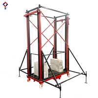 Échafaudage Électrique à Treuil 500kg 2m-12m avec Câble en Acier pour la Construction et la Peinture Murale