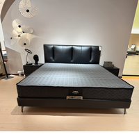 Lit King Size Moderne en Bois Massif et Cuir Vonliva - Meubles de Chambre à Coucher Personnalisables de Luxe pour Hôtel et Appartement, Confort Optimal