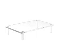 Support d'ordinateur portable en acrylique, support de moniteur d'ordinateur portable robuste et peu encombrant pour la maison, le bureau et le bureau.