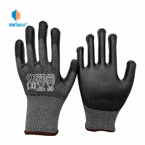Gants de protection NMSHIELD 1,7M certifiés EN388 ANSI/<span class=keywords><strong>ISEA</strong></span>, résistance au coupure niveau 4, enduits de PU, résistants aux <span class=keywords><strong>d</strong></span>échirures, pour le travail - Product Image 1