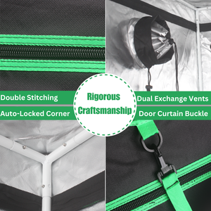 Orientrise respetuoso del medio ambiente Tienda De Cultivo 240x120x200 crecer Tienda 4x8 <span class=keywords><strong>Growbox</strong></span> 240 De 120 a 220 - Product Image 2