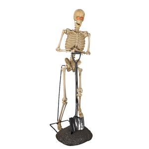 Decoración Animada de <span class=keywords><strong>Halloween</strong></span>: Esqueleto Fantasma Grande Brillante con Sonido, Eléctrico y Mecánico, <span class=keywords><strong>para</strong></span> Escenas de Habitaciones Encantadas - Product Image 4