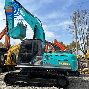 Pelle sur chenilles Kobelco200 d'occasion de haute qualité à bas prix Pelle sur chenilles Kobelco200 d'occasion à faible bruit et abordable - Product Image 1