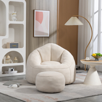 Modernes Canapé Schaumstoff-Vakuum-Kompressionssofa Schwammstoff Einzelnes Modulares Komprimiertes Sofa Weiß US-Dropshipping Möbelset