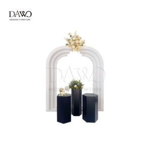 Décorations de haute qualité pour scène, fournitures murales, toile de <span class=keywords><strong>fond</strong></span> de mariage en PVC, toile de <span class=keywords><strong>fond</strong></span> de mariage blanche - Product Image 1