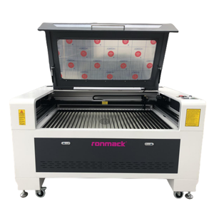 Machine de découpe laser CO2 RONMACK RM-1390C 130W avec tube pur et refroidissement par eau pour bois et pierre, prise en charge IA - Product Image 1