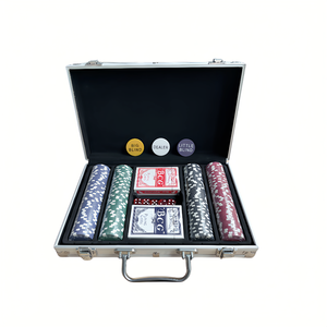 Vente en gros de jetons de poker COLILI EBM-P199 en ABS, ensemble de 200 pièces avec serrure métallique, options multicolores, option de logo personnalisé, certifié ISO9001 - Product Image 2