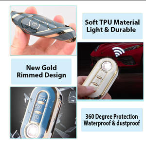 Usine En Gros TPU Clé De Voiture Couverture Accessoire De Protection pour <span class=keywords><strong>Fiat</strong></span> 500 500C 500L 500X Brava Ducato Fiorino <span class=keywords><strong>Panda</strong></span> Kia - Product Image 4