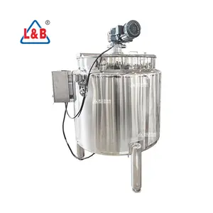 dairy blending Sugar and Syrup dispersion/dissolution Mixer, milk emulsifying emulsification heated margarine making machine