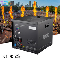 Lance-flammes électrique extérieur étanche 350W haute puissance DMX512 en aluminium à jet vertical pour scène musicale