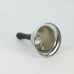 Campana de mano de Metal plateado para Navidad, Noble, para recepción, fiesta, tienda, decoración de Hotel, campanilla escolar, restaurante, servicio de llamada - Product Image 6