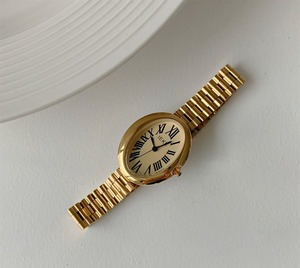 IEKE 003 montre de luxe ovale Vintage en acier inoxydable pour femme mouvement <span class=keywords><strong>Quatz</strong></span> avec cadran pointeur affichage boîtier en alliage marque Haiou - Product Image 2