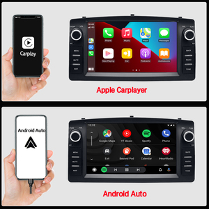 CarPlay แอนดรอยด์สำหรับโตโยต้าโคโรล่า <span class=keywords><strong>E120</strong></span> 2003-2006 BYD F3รถยนต์ดีวีดีวิทยุจีพีเอสมัลติมีเดียเครื่องเล่นมัลติมีเดียสเตอริโอ - Product Image 3